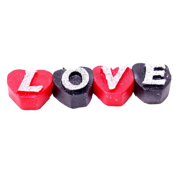 شمع ایرسا مدل Love مجموعه 4 عددی شمع ایرسا مدل Love مجموعه 4 عددی