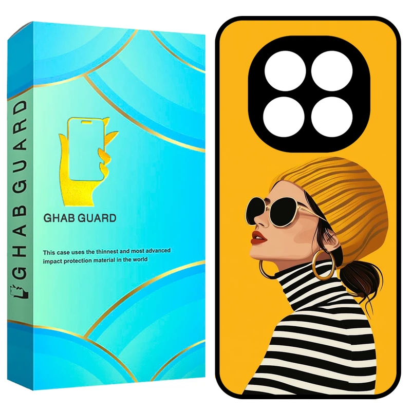 کاور قاب گارد طرح دختر مدل GN14P مناسب برای گوشی موبایل شیائومی Redmi Note 14 Pro 5G / Note 14 Pro Plus 5G