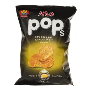 چیپس با طعم پنیر چدار و خامه ترش چی توز سری Pops مقدار 55 گرم