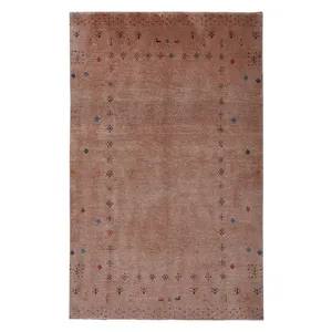 کلاژ فرش یک و نیم متری سبحه طرح گبه ریز بافت کد FDC-476