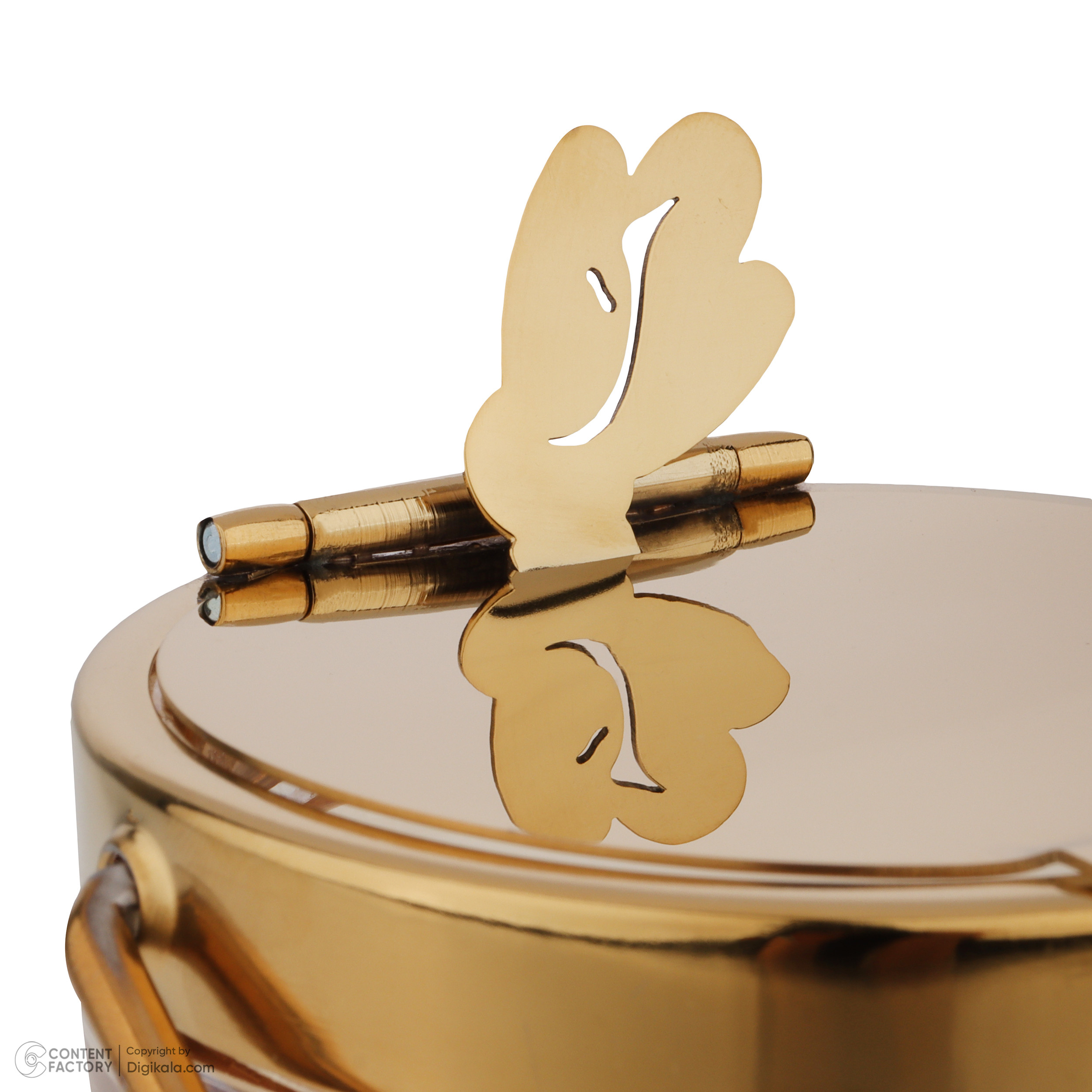 ظرف مربا و عسل مدل شیشه ای با طرح زنبور عسل - بدون بازو