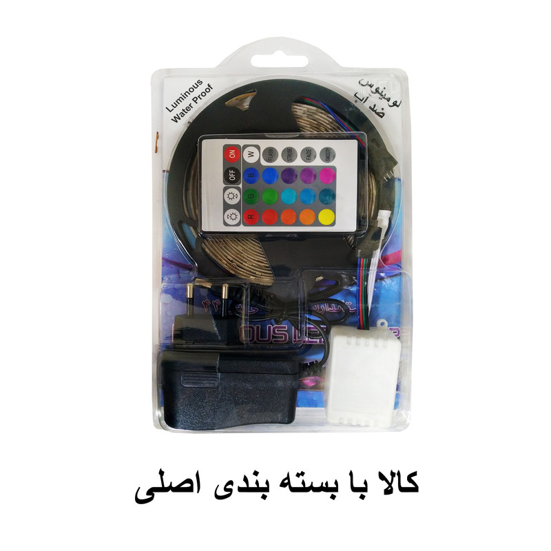 ریسه ال ای دی ضد آب لومینوس مدل RGB 2835 Gaming  طول 5 متر