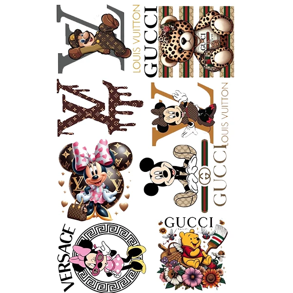 استیکر پارچه و لباس پاد آفرین طرح میکی موس کد 2122
