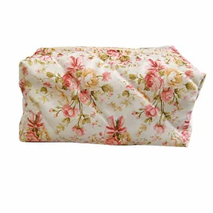 Melo Nah Floral Cosmetic Bag