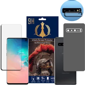  Infinity PRO MAX Cover Sticker For SAMSUNG GALAXY S10 4G with Screen and Lens Protector