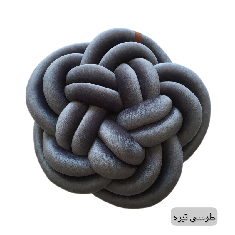 کوسن مدل گره ای گل پنج پر