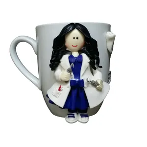 ماگ سرامیکی مدل دختر دندان پزشک کد 01043