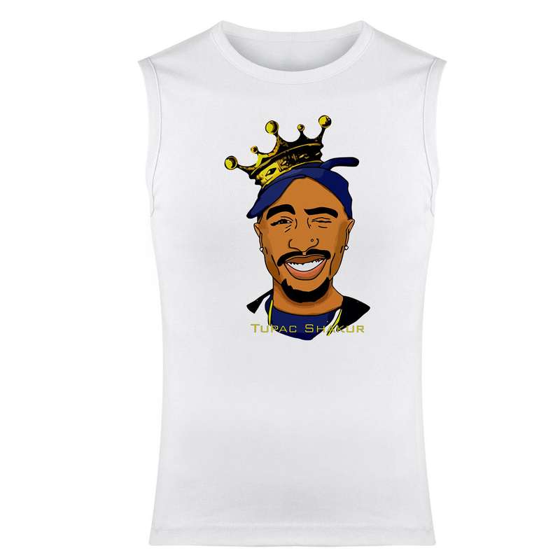 تاپ مردانه مدل توپاک کد 116 رنگ سفید 