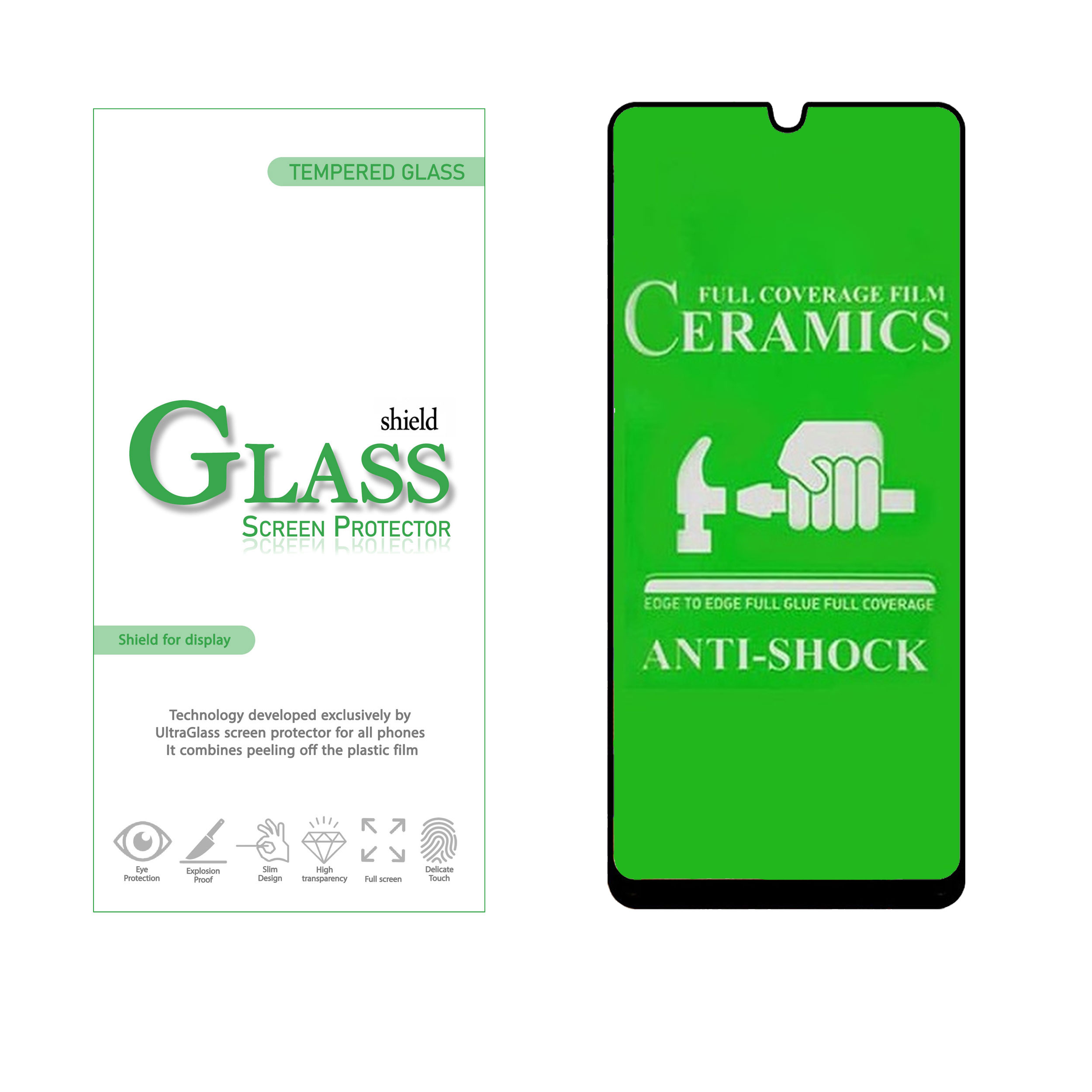 محافظ صفحه نمایش سرامیکی شیلد گلس مدل CLEAR مناسب برای گوشی موبایل سامسونگ Galaxy A31 / M32 4G / F22