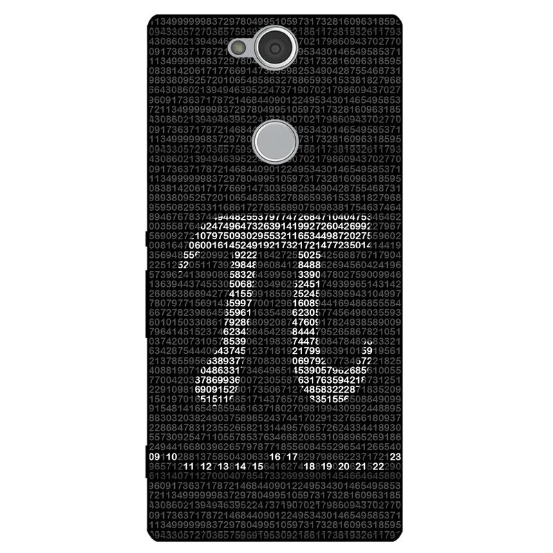 کاور مگافون طرح عدد پی مدل 7240 مناسب برای گوشی موبایل سونی Xperia XA2 Plus