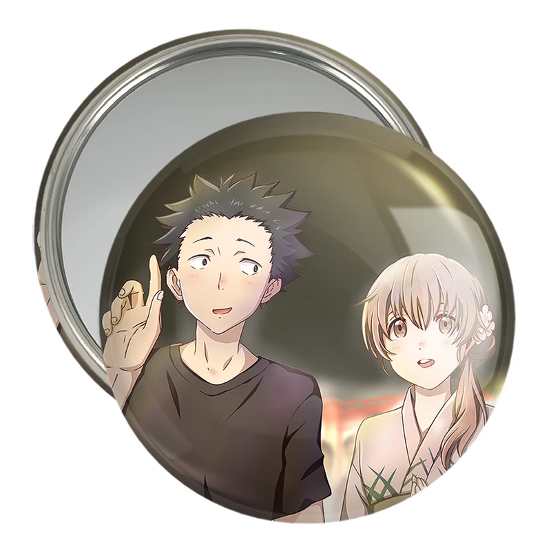 آینه جیبی خندالو مدل شوکو نیشیمیا و شویا ایشیدا انیمه سایلنت ویس A Silent Voice  کد 15824