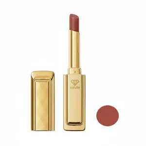 رژ لب جامد براق سالوته پرو مدل اسلیم رنگ قرمز آجری شماره S952