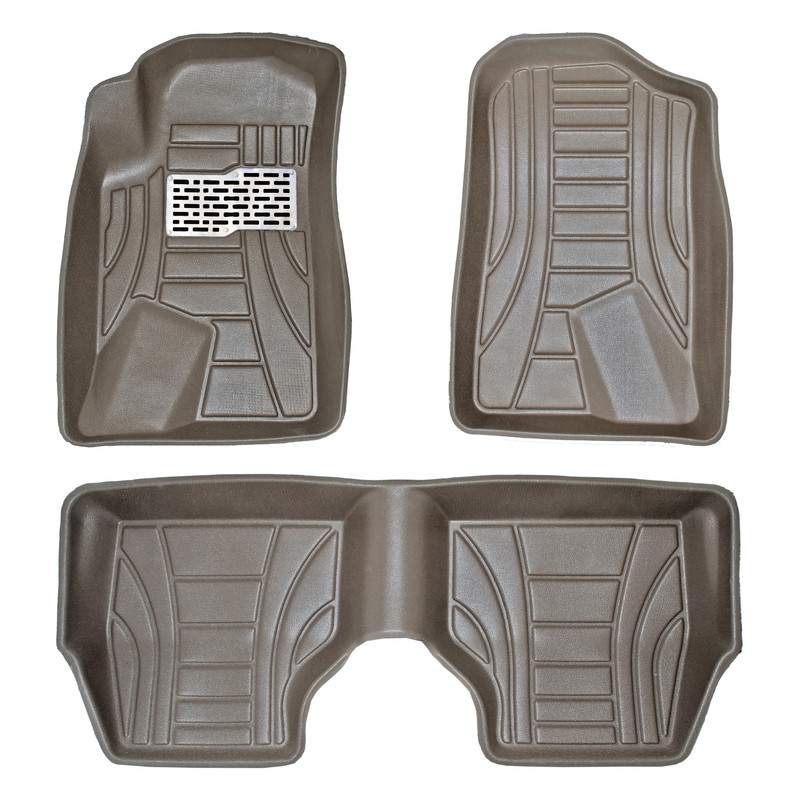 کفپوش سه بعدی خودرو  پانیذ مدل پشت نمدی کد MHLB N مناسب برای سمند