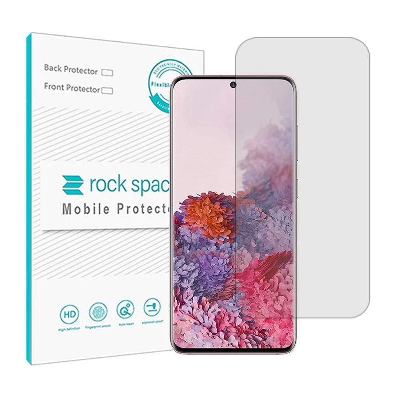 محافظ صفحه نمایش شفاف راک اسپیس مدل HyGEL مناسب برای گوشی موبایل سامسونگ Galaxy S20