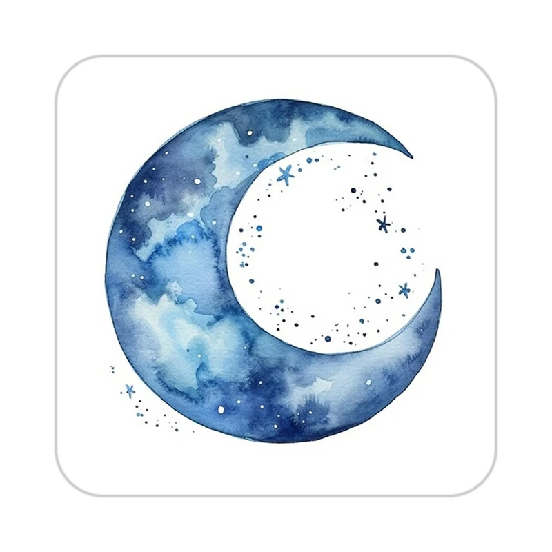 زیر لیوانی کاکتی طرح ماه و ستاره مدل mp53422