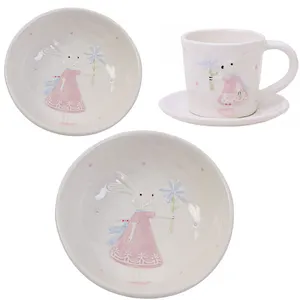 سرویس غذا خوری کودک 4پارچه مدل خرگوش