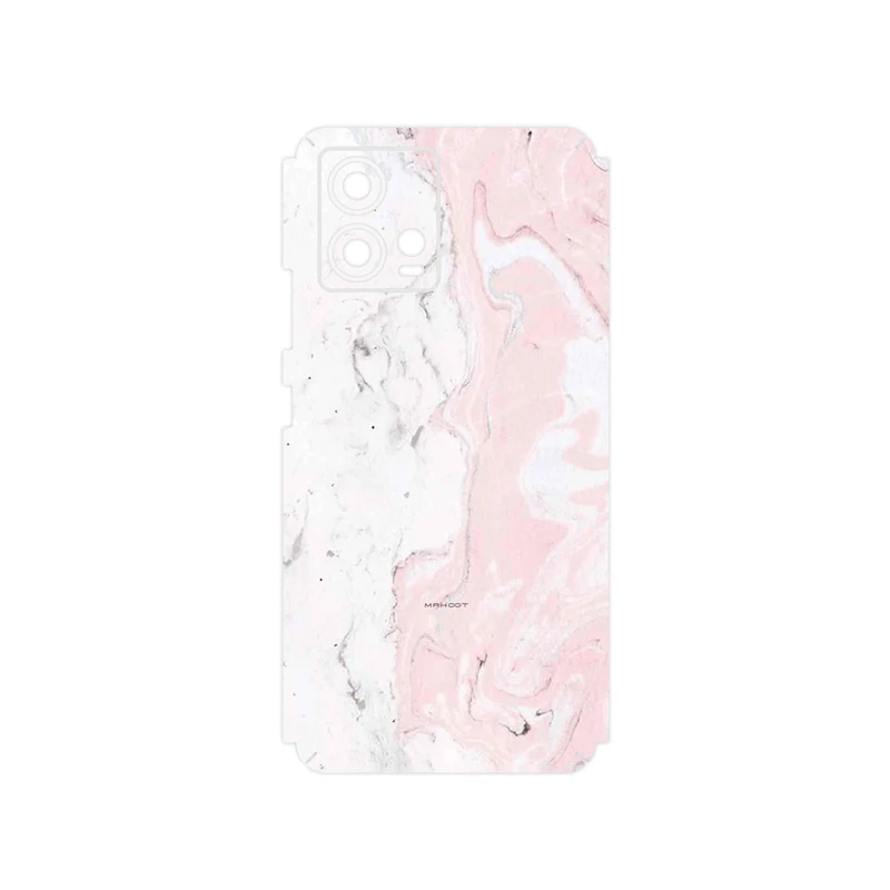 برچسب پوششی ماهوت مدل Blanco_Pink_Marble مناسب برای گوشی موبایل موتورولا Edge 30 Fusion
