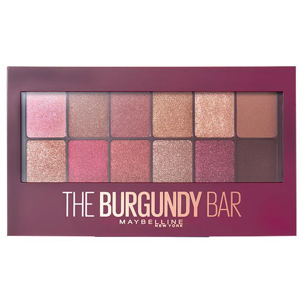 پالت سایه چشم میبلین مدل The Burgundy Bar پالت سایه چشم میبلین مدل The Burgundy Bar