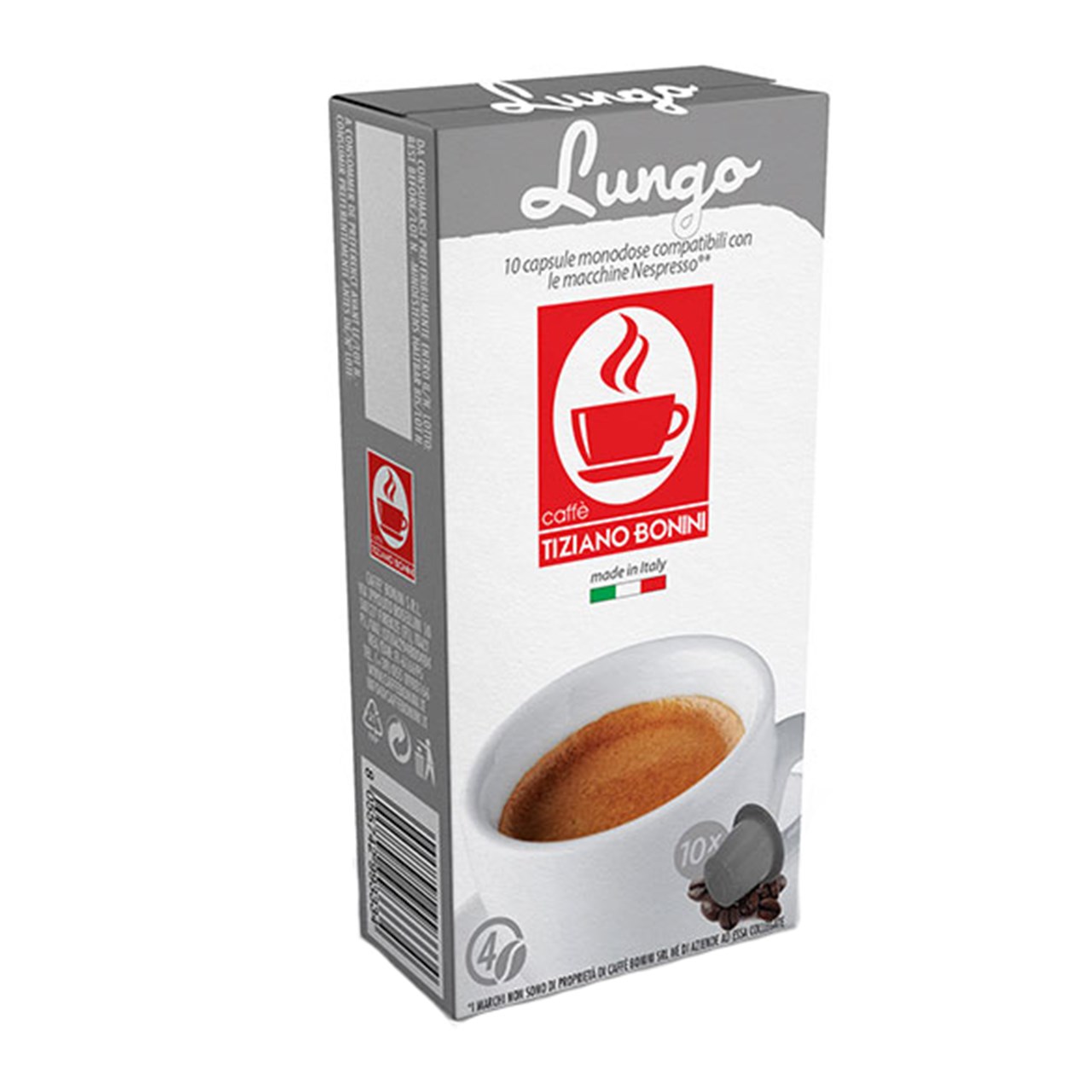 کپسول قهوه تیزیانو بونینی مدل Lungo