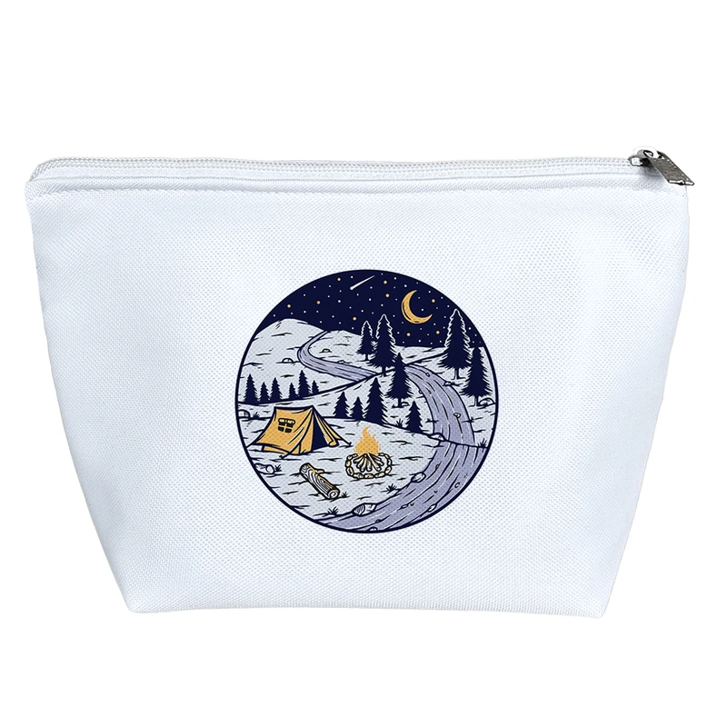 کیف لوازم آرایش دخترانه خندالو مدل شب طبیعت کد 5422