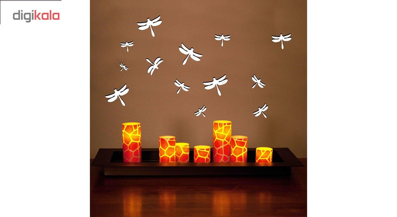 آیینه پلکسی پرشین استیکر طرح سنجاقک