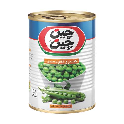 کنسرو نخود سبز چین چین مقدار 400 گرم