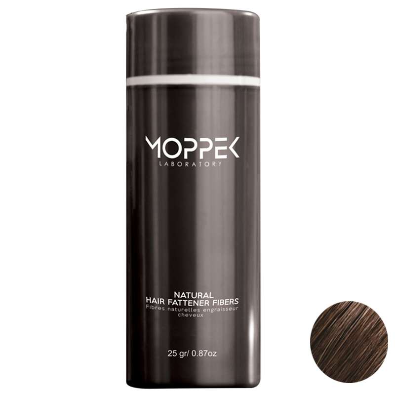 پودر پرپشت کننده مو موپک مدل Medium Brown وزن 25 گرم رنگ قهوه ای تیره