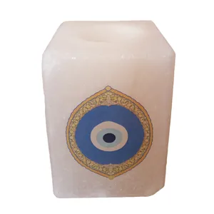 جاشمعی سنگ نمک طرح چشم زخم کد M01