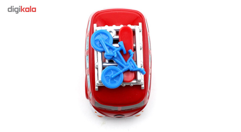 ماشین بازی تی ان تی مینیور مدل -Mini Metal Bus B- بسته دو عددی