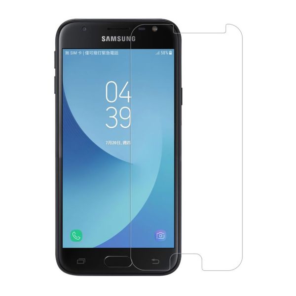 محافظ صفحه نمایش شیشه ای مدل Tempered مناسب برای گوشی موبایل سامسونگ Galaxy J3 2017 محافظ صفحه نمایش شیشه ای مدل Tempered مناسب برای گوشی موبایل سامسونگ Galaxy J3 2017