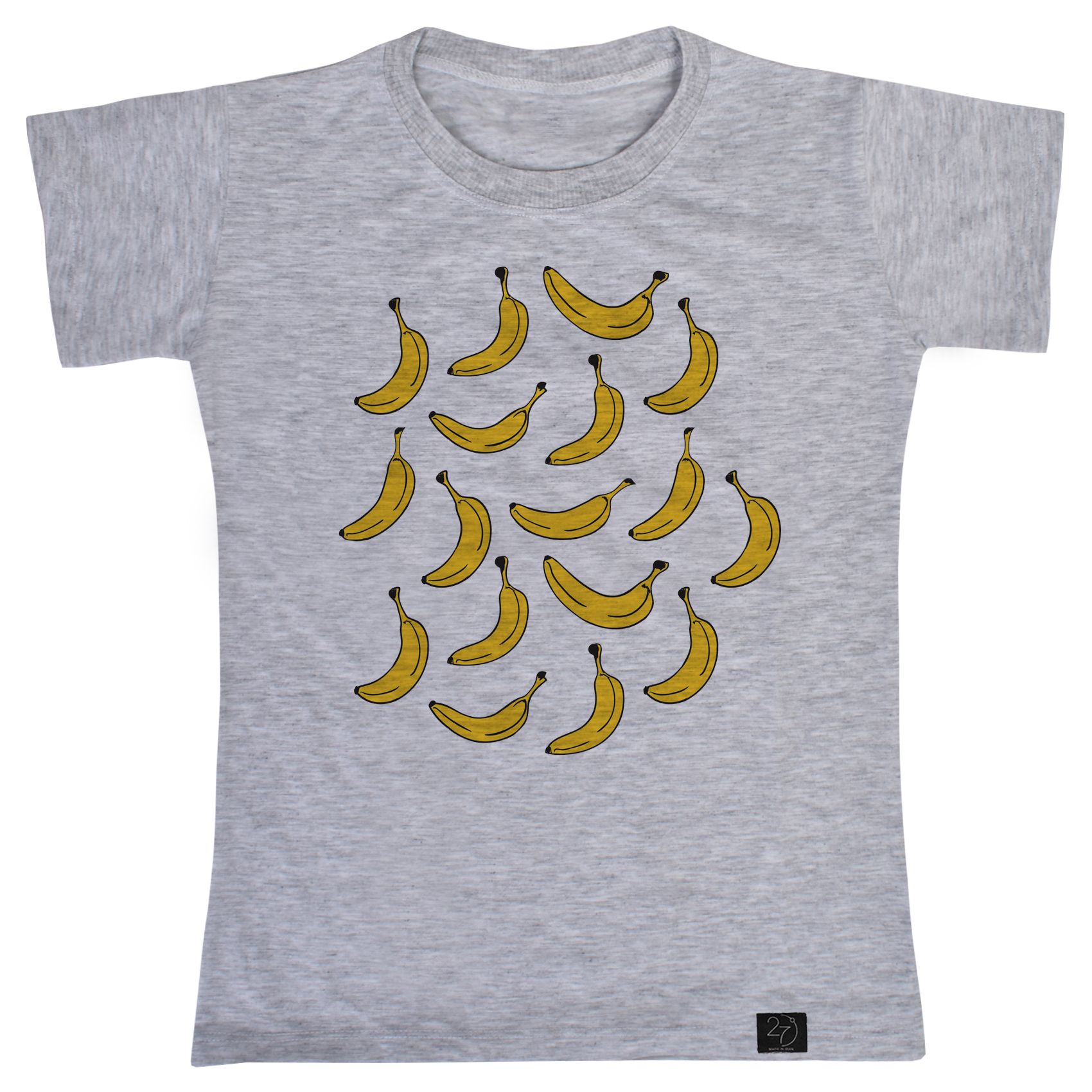 تی شرت آستین کوتاه دخترانه 27 مدل BANNANAS کد Z24