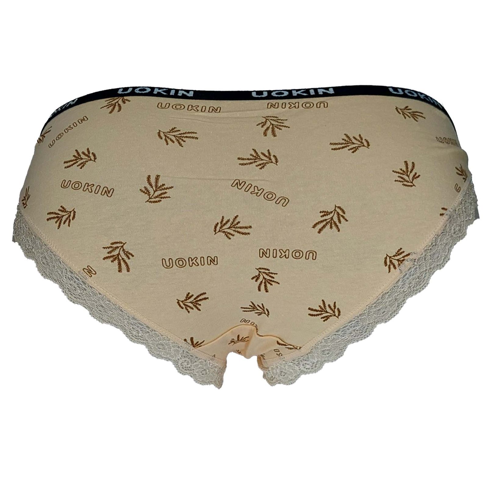 شورت زنانه یوکین مدل بغل گیپور گلدار کد 1299 -  - 4