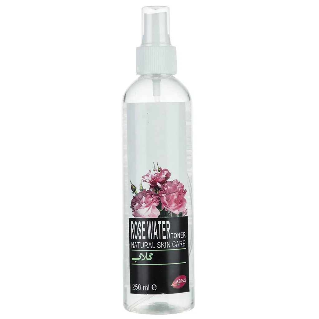 تونر عارضی سری گلاب مدل NATURAL SKIN CARE  حجم 250 میلی لیتر