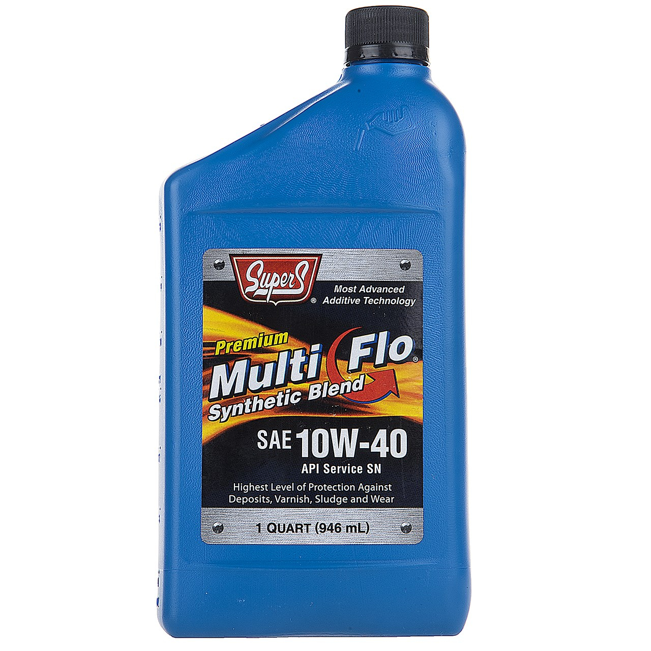 روغن موتور خودرو سوپر اس مدل Multi Flo 10W-40 حجم 946 میلی لیتر