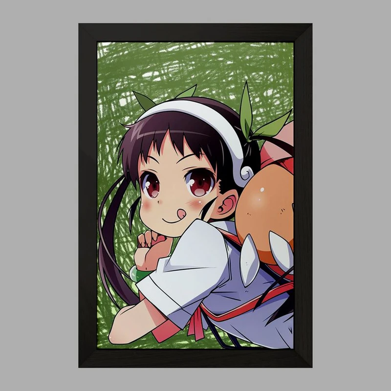 تابلو خندالو مدل مایویی هاچیکوجی انیمه مونوگاتاری  کد 16227