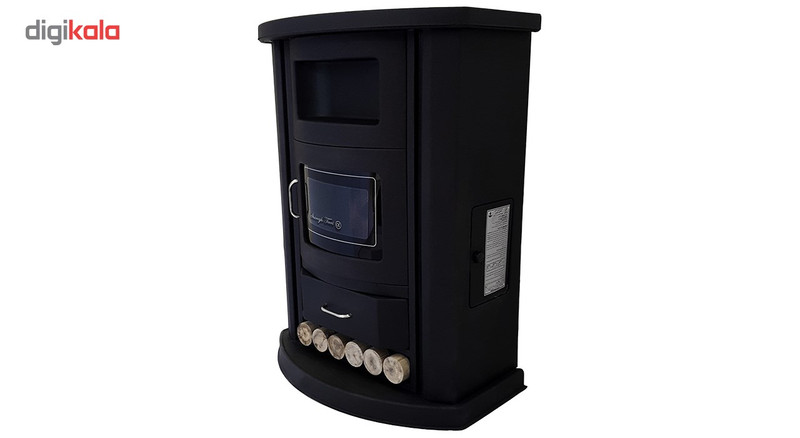 بخاری گازی شارق توس مدل اهورا طرح شومینه 140