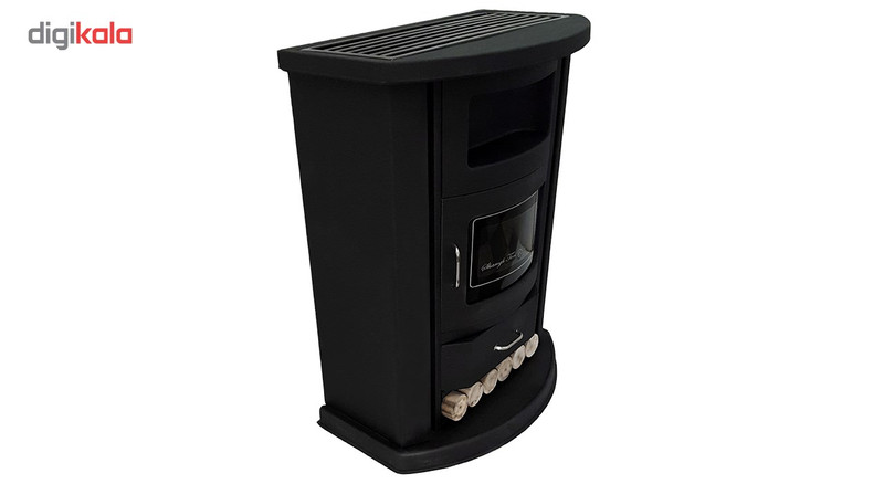 بخاری گازی شارق توس مدل اهورا طرح شومینه 140