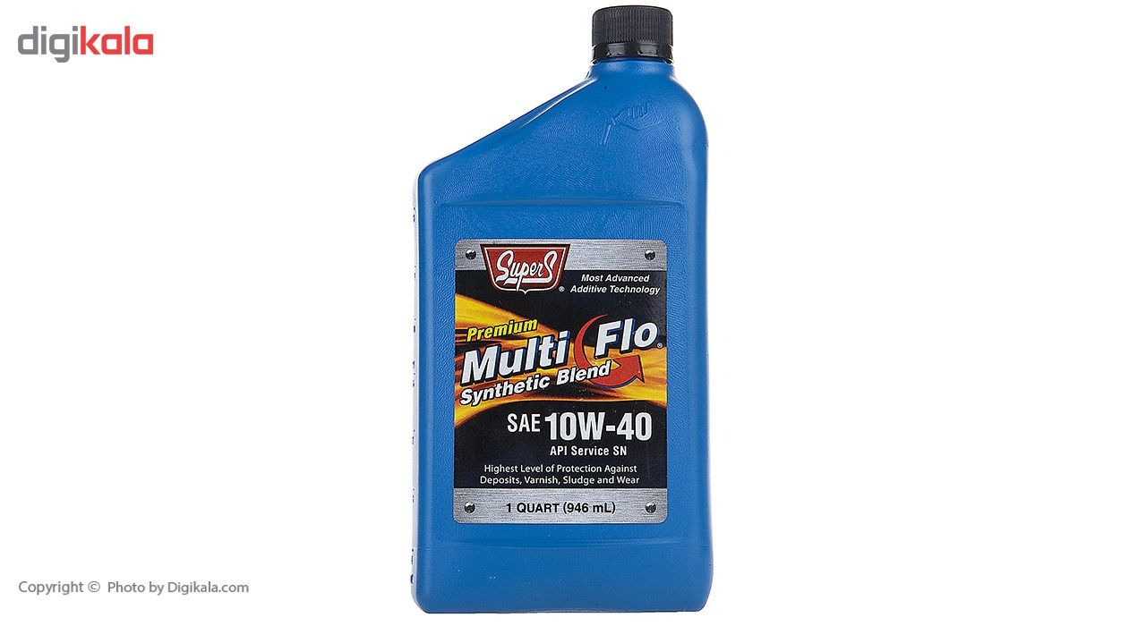 روغن موتور خودرو سوپر اس مدل Multi Flo 10W-40 حجم 946 میلی لیتر main 1 1