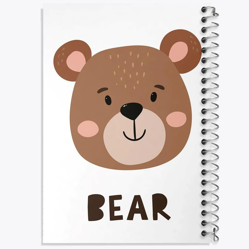 دفتر لیست خرید 50 برگ خندالو طرح خرس کد 26209