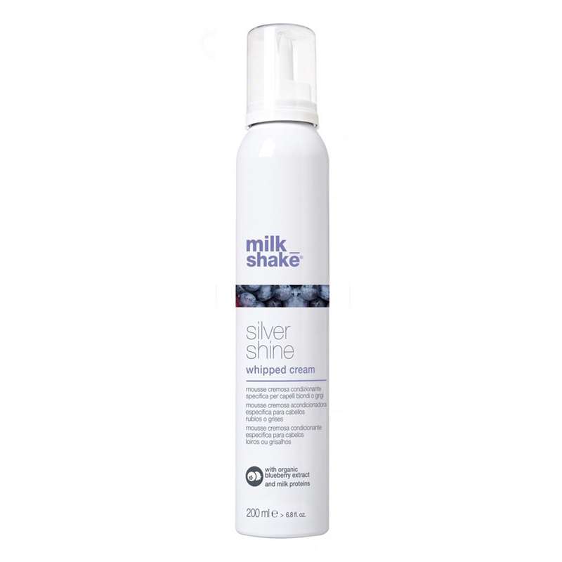فوم ضد زردی مو میلک شیک مدل Silver Shine حجم 200 میلی لیتر