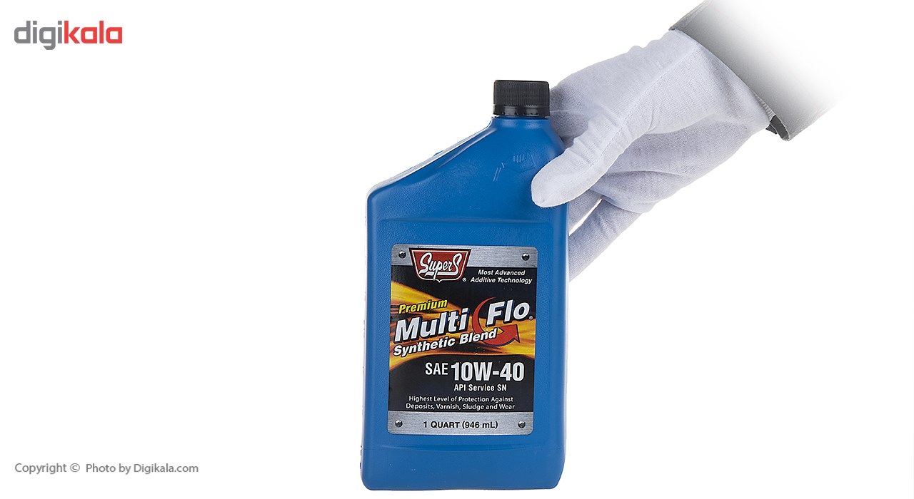 روغن موتور خودرو سوپر اس مدل Multi Flo 10W-40 حجم 946 میلی لیتر main 1 4