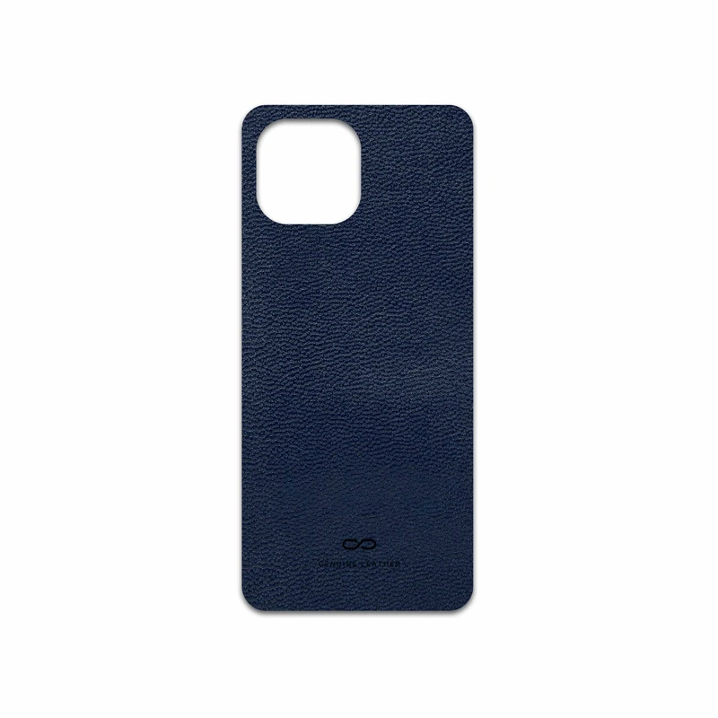 برچسب پوششی ماهوت مدل Deep-Blue-Leather مناسب برای گوشی موبایل شیائومی 11 Lite 5G NE