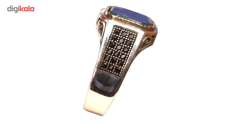 انگشتر نقره گالری مروارید کد 6304 انگشتر نقره گالری مروارید کد 6304