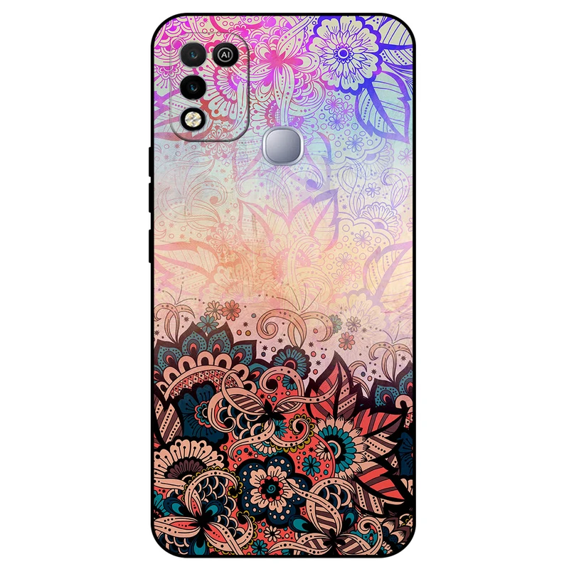 کاور مگافون طرح بته جقه مدل 7727 مناسب برای گوشی موبایل اینفینیکس Hot 10 Play / Hot 11 Play