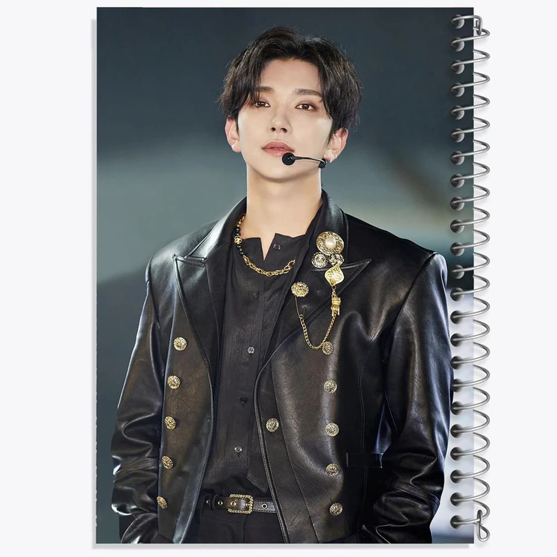 دفتر مشق 50 برگ خندالو مدل جاشوا گروه سونتین Seventeen  کد 12501