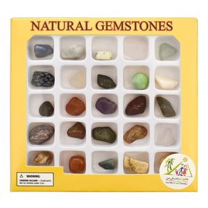 نقد و بررسی کیت آموزشی خانواده باهوش من مدل Natural Gemstones بسته 25 عددی توسط خریداران