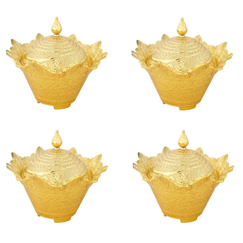 قندان مدل گرد مجموعه 4 عددی