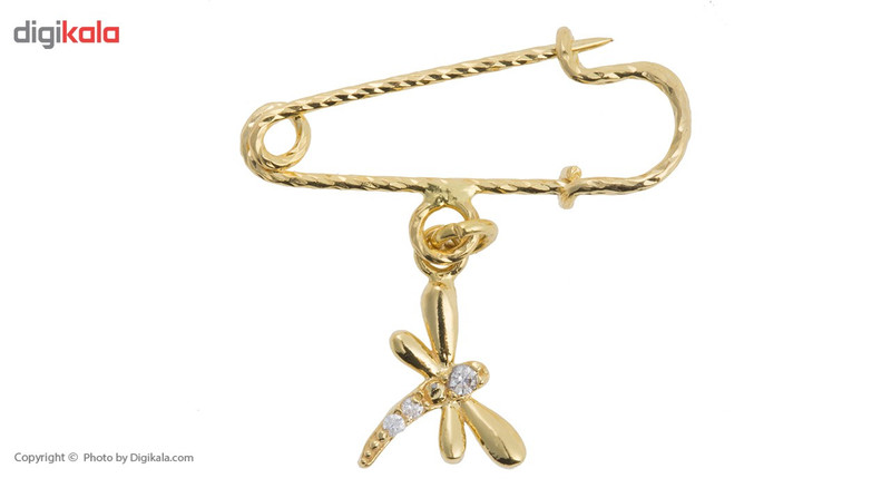 سنجاق سینه طلا 18 عیار ماهک مدل MP0027