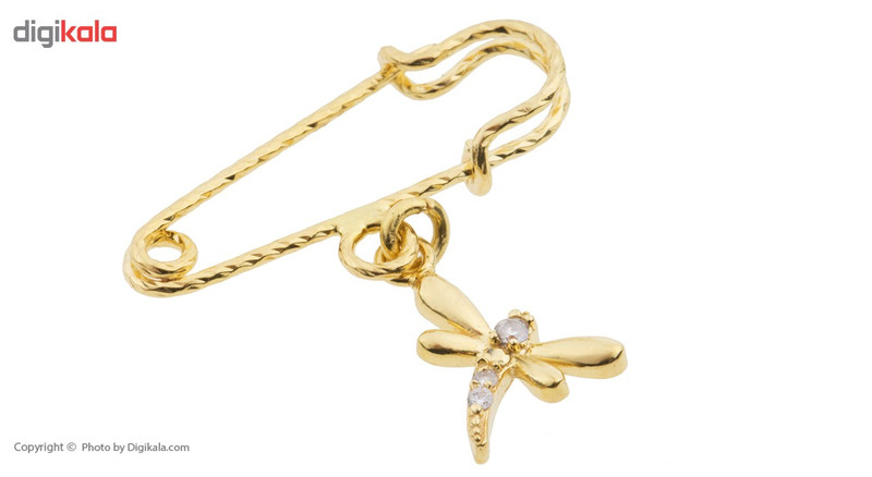 سنجاق سینه طلا 18 عیار ماهک مدل MP0027