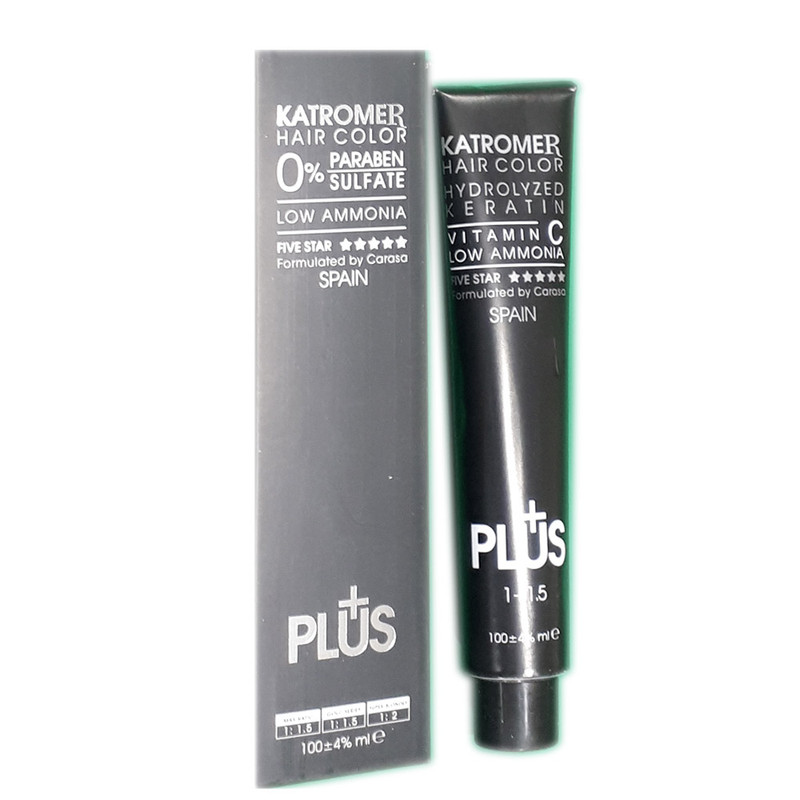 رنگ مو کاترومر شماره 01-90 حجم 100 میلی لیتر رنگ نقره ای